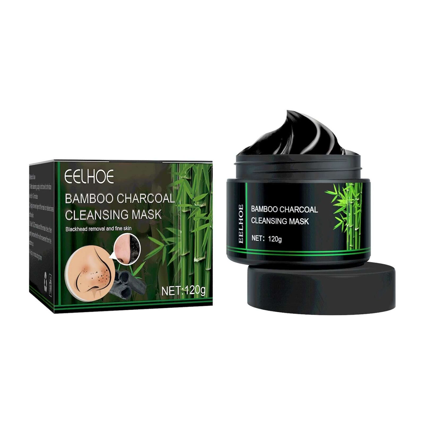 Bamboo Charcoal Facial Mask Hydrating and Effective for blackhead removal