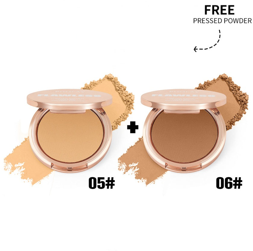 Concealer foundation matte setting pressed powder for concealing and boost natural glow