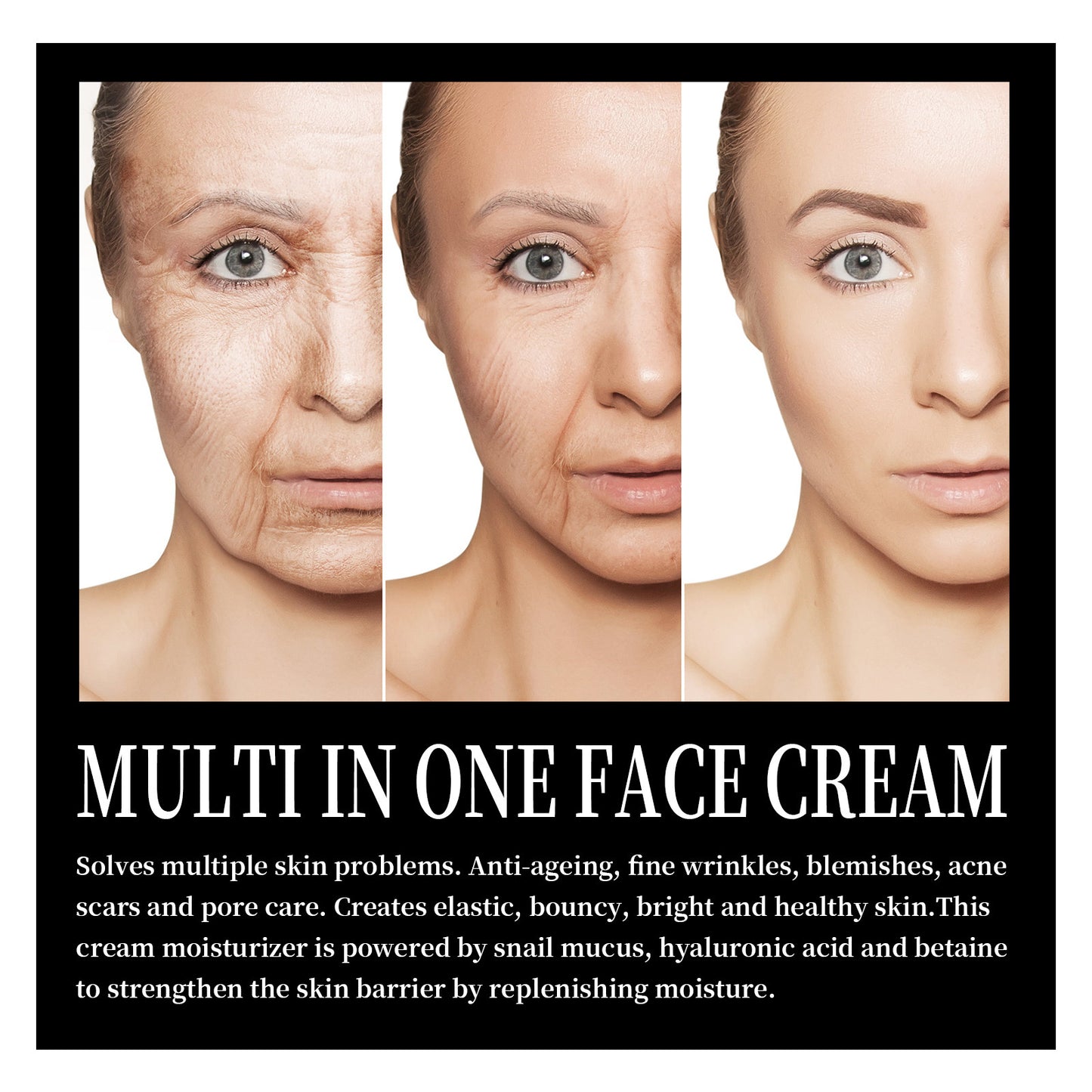 Anti Aging Facial Cream Hydrating, Moisturizing & Whitening All in one cream