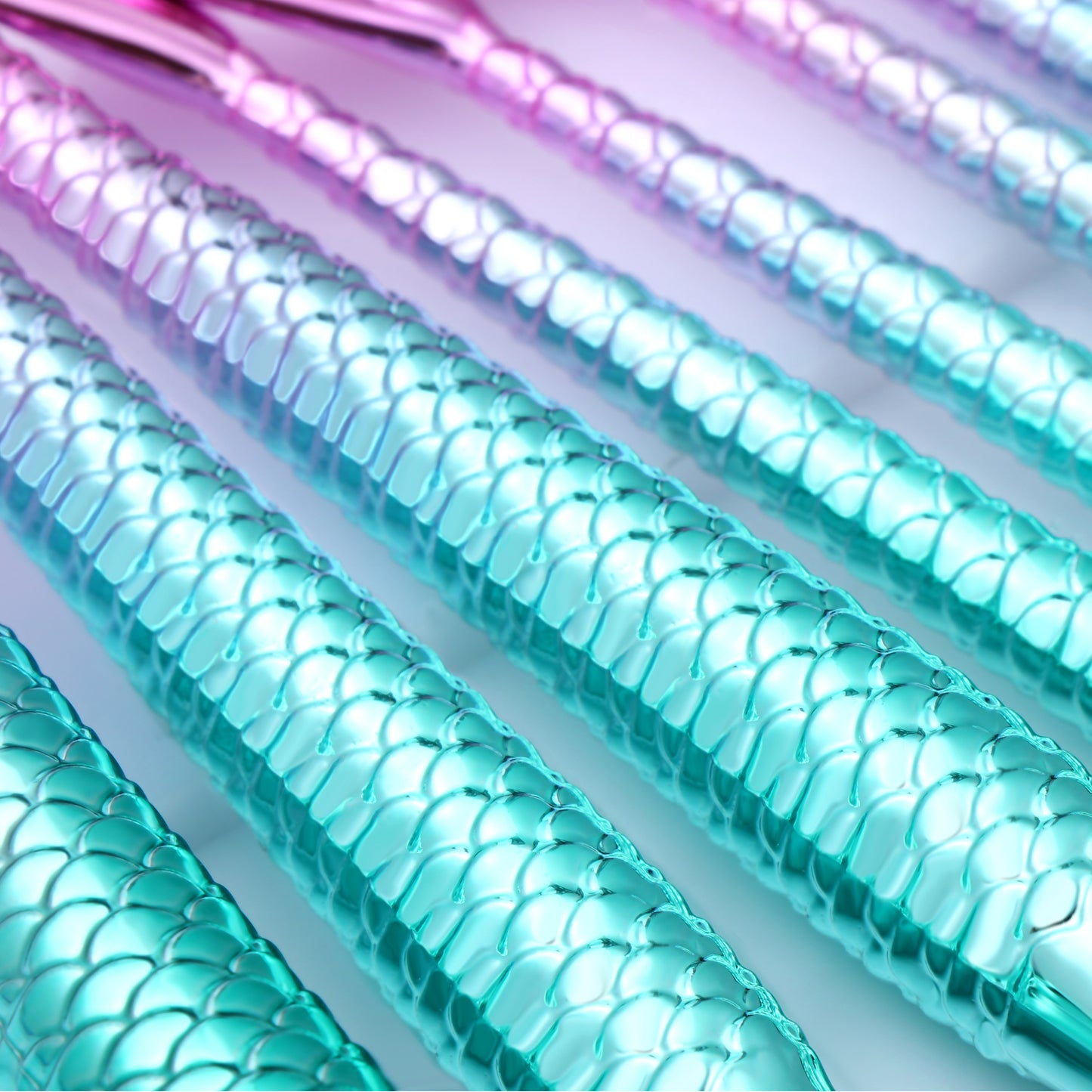 Makeup Brushes Kit Cute Mermaid design Soft and Beautiful