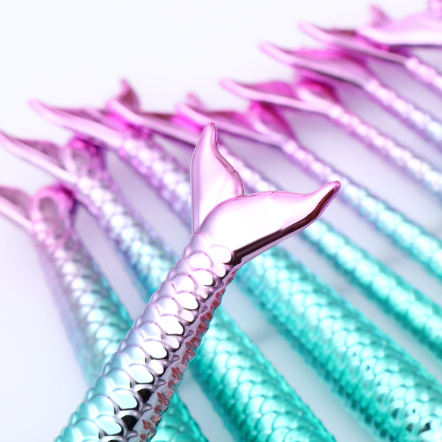 Makeup Brushes Kit Cute Mermaid design Soft and Beautiful