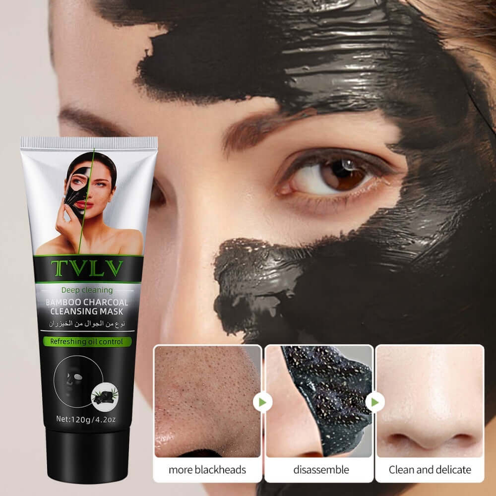 Bamboo Charcoal Facial Mask Hydrating and Effective for blackhead removal