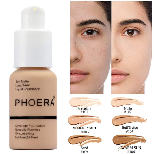 Soft Matte Liquid Foundation Covers Everything and Boost Natural Color