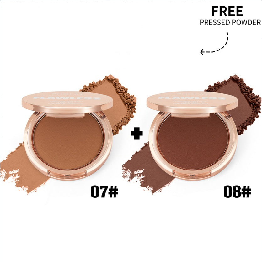 Concealer foundation matte setting pressed powder for concealing and boost natural glow