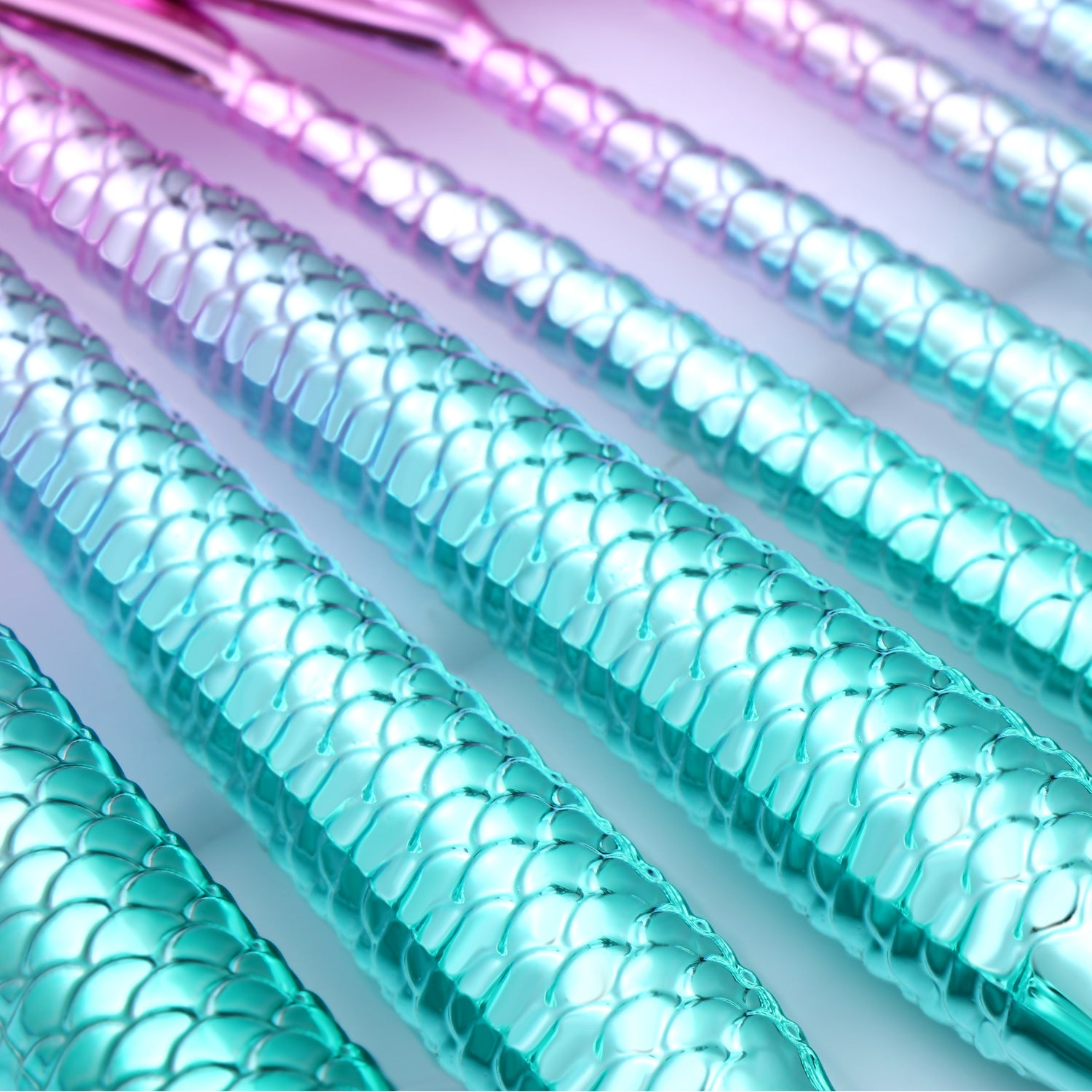 Makeup Brushes Kit Cute Mermaid design Soft and Beautiful