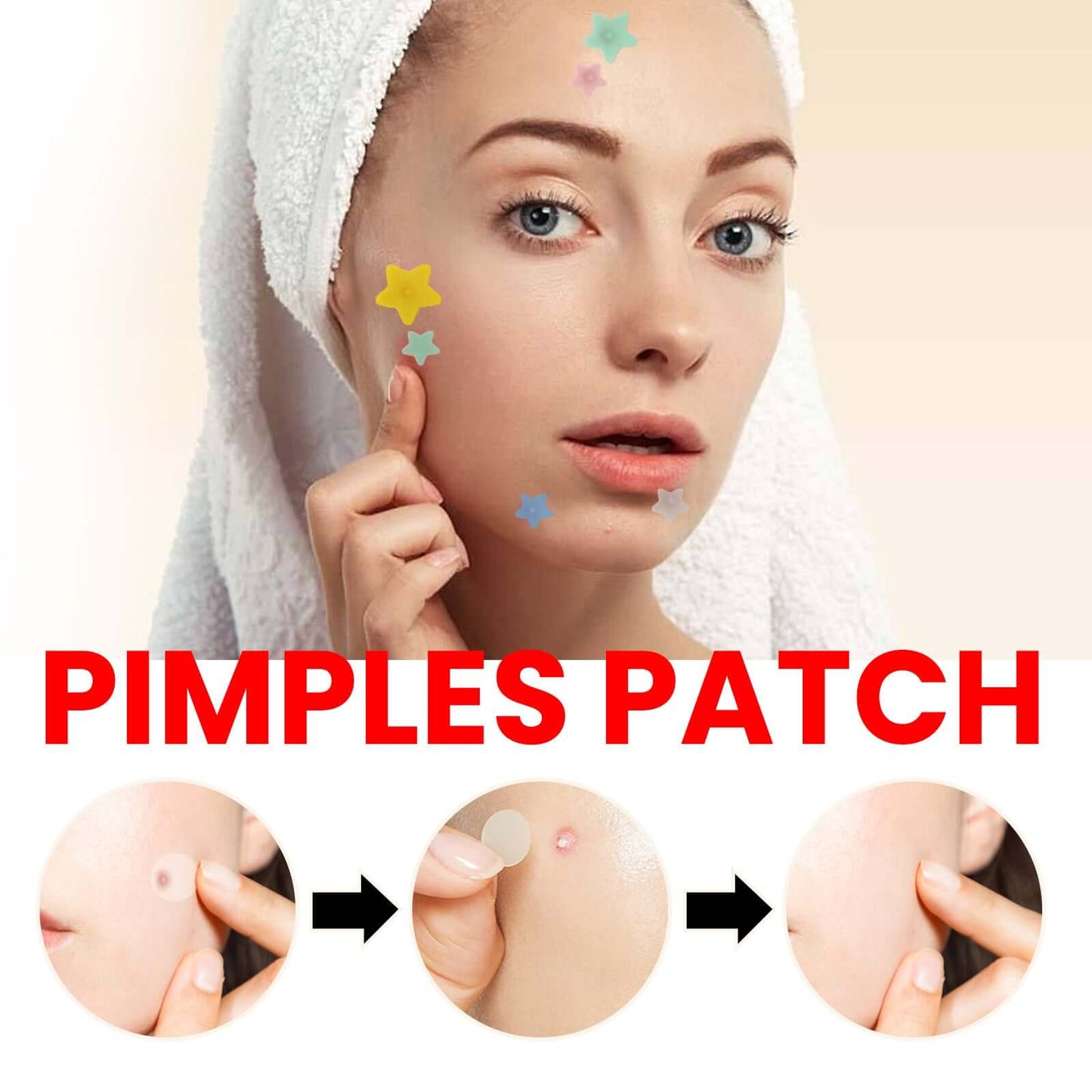 Hydrocolloid Pimple Patches Star-shaped cute and Effective